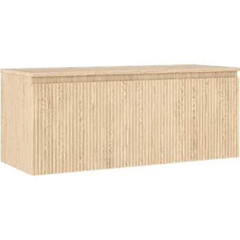 Koupelnový nábytek Mexen Rivel koupelnová skříňka pod umyvadlo 120 cm s deskou, 1 zásuvka, rýhovaná, dub - 91A20-12047-1-BFC81 Koupelnové skříňky