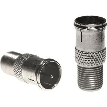 Elektrická zásuvka Redukce F zásuvka-F zástrčka /rychlospojka/