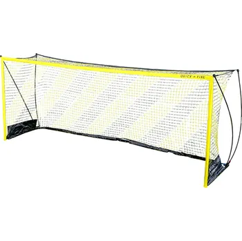 Fotbalová branka POWER SHOT QuickFire Goal 6 x 2,1 m - Samotestovací branka ČERNÁ|ŽLUTÁ
