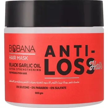 Vlasová regenerace Bobana vlasová maska s černým česnekovým olejem – 500 ml