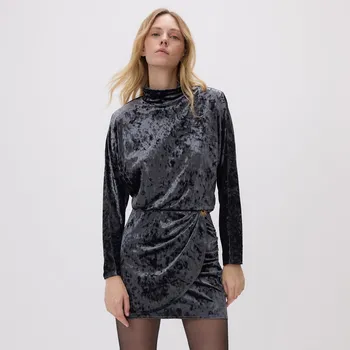 Dámské šaty Reserved - Mini šaty - tmavě šedá - 579JT-90X - 579JT-90X-M