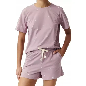 Dámské pyžamo Atlantic dámské pyžamo bavlna fialové barvy velikost XL