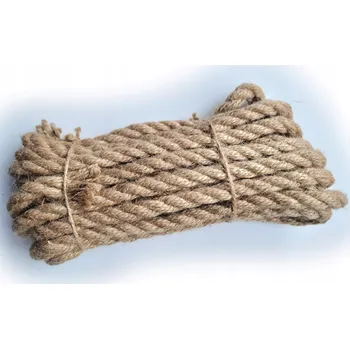 Lany Jutové lano lodní, stáčené, šňůra 18mm 50m