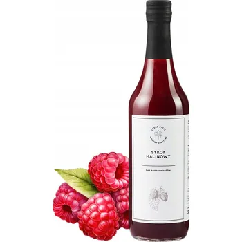 Sirup MALINOVÝ SIRUP přírodní Leśne Życie 500 ml