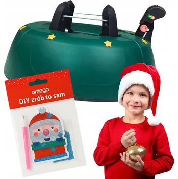 Vánoční dekorace SOLIDNÍ Stojan na VÁNOČNÍ STROMEK pro vysoké stromy do 3m DÁREK sada ozdob DIY