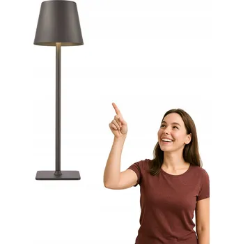 Lampička Stolní lampa Italux ATLIS šedá 5 W