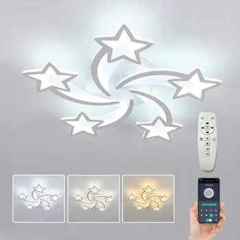 Stropní svítidlo Ledmoon s integrovaným LED zdrojem, bílé