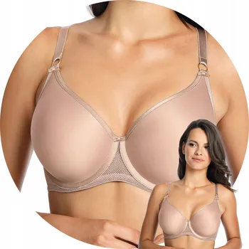 Podprsenka Gaia vyztužená podprsenka hnědá velikost 90B