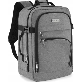 Městský batoh Cestovní Batoh 40x20x25 do letadla šedý ZAGATTO