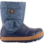 Dětské sněhule Coqui MIKI 24 Tmavě modrá, Modrá, Hnědá