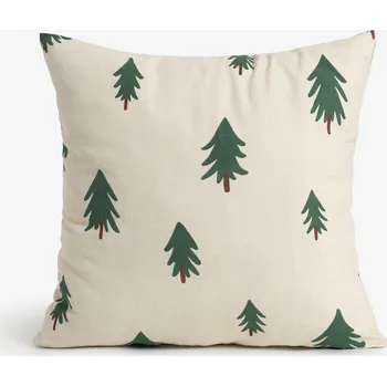 Povlak na polštářek Goldea Povlak na polštářek 40 x 40 cm Stromečky na režném