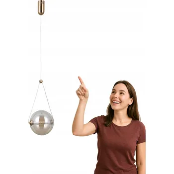 RASTIA Závěsné svítidlo zlaté PND-34361-M-HBR-AMB Italux [čokoláda ]