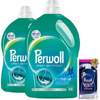 Prací gel Perwoll Renew Sport Tekutý prací prostředek na sportovní oblečení 6 l (120 praní) +