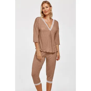 Dámské noční prádlo Dámské pyžamo Azal Barva: Hnědá, Velikost: M