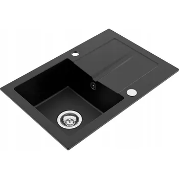 Granitový dřez Jednokomorový granitový dřez Milo First černý