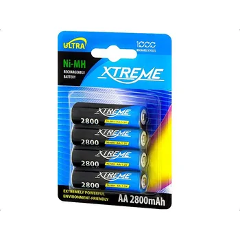 Článková baterie XTREME Baterie nabíjecí R6 Ni-MH AA 2800mAh , blistr 4ks 27AANH1