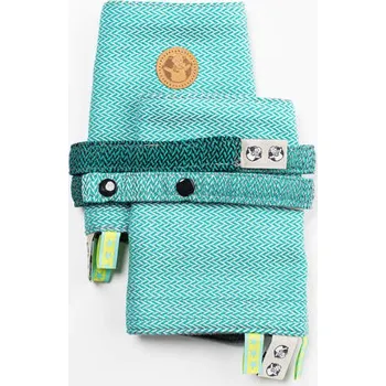 LennyLamb Chrániče ramenních popruhů - LITTLE HERRINGBONE OMBRE GREEN