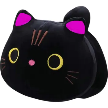 plyšák Plyšová hračka mazlíček kočka černá 18cm