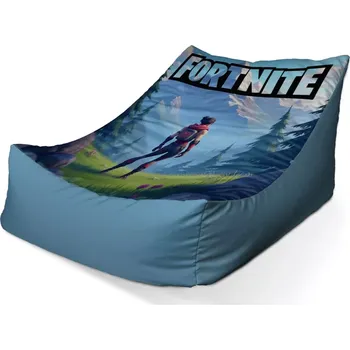 Sedací pytel Sablio Sedací vak Lounge FORTNITE Horská krajina - 80 x 95 x 50 cm