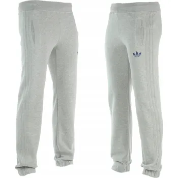 ADIDAS ORIGINALS ŠEDÉ TEPLÁKY JOGGERY S LOGEM S