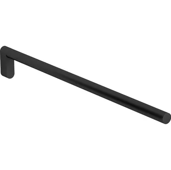 Langberger Lesina Držák ručníků pevný, jednoramenný 450 mm, černý matný, 2129005B-BP