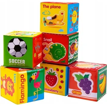 ostatní stavebnice Vzdělávací Stavebnice Bocioland BL015 , 6 kusů