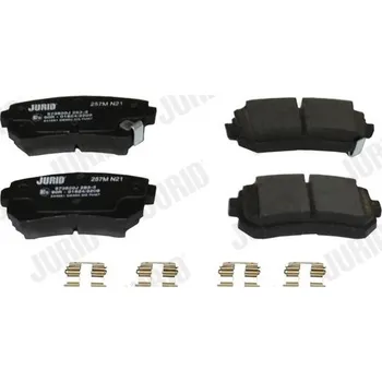 Brzdová destička Sada brzdových destiček, kotoučová brzda JURID 573830J