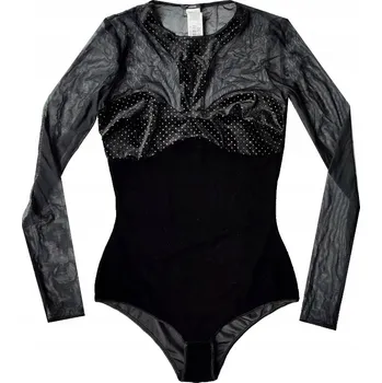 Body Tezenis Intimissimi body Sametové s krajkou TYL S 36