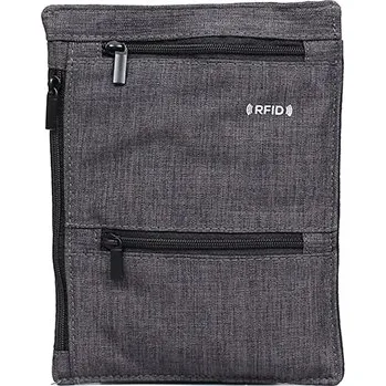 Ledvinka Cestovní pouzdro na krk Traveler šedé