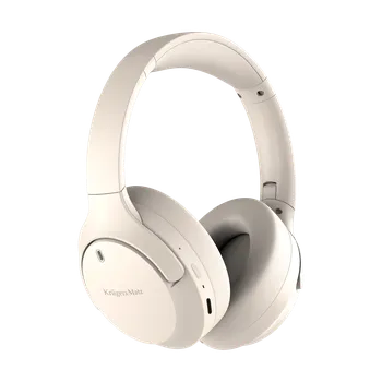 Sluchátka Bezdrátová náhlavní sluchátka s ANC, Kruger&Matz Street 4, béžová