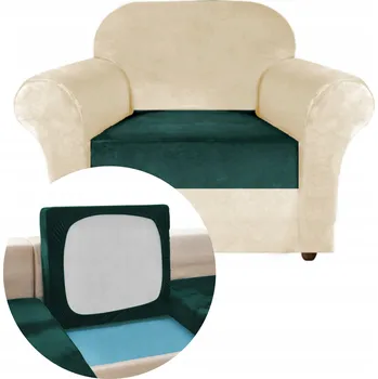 Obraz Potah na pohovku (kanape) Ubieramy-meble zelený