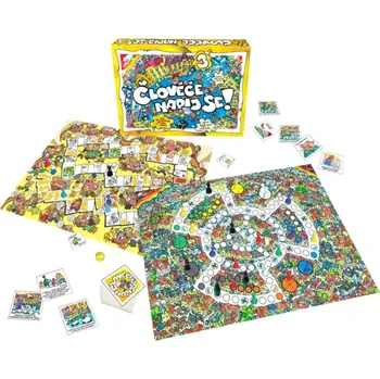 Desková hra Pilgr Richard Člověče, napij se! 3 společenská hra v krabici 33x23x3cm