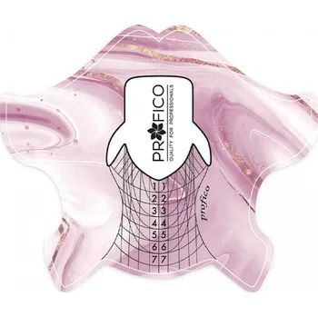 BIO NAILS Šablony na nehty PROFICO Pink Marble Kusy: 100 ks