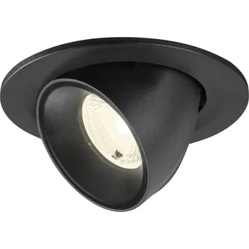 BIG WHITE (SLV) NUMINOS GIMBLE S Stropní vestavné svítidlo, 4000 K, 40°, IP20, kulaté, černé 1009418