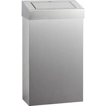 Odpadkový koš Koš závěsný Merida Stella s víkem - nerez mat / 27 l
