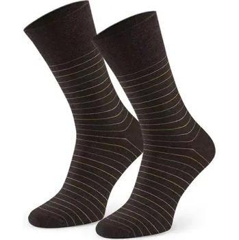 Pánské ponožky Ponožky k obleku - se vzorem 056 BRONZOVÁ MELANŽE 42-44