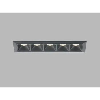 Bodové svítidlo LED2 VÝPRODEJ VZORKU Svítidlo LINEAR 5, B ZÁPUSTNÉ ČERNÉ - LED2 Lighting LED2 2250933