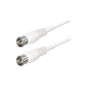 Anténní kabel Kabel koaxiální 1,5m s násuvnými F konektory