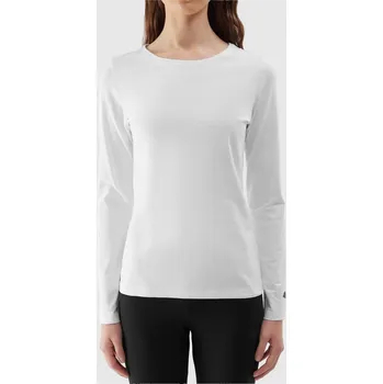 Dámské spodní prádlo Tričko 4F 4FWSS24TLONF218 10S - BÍLÉ, S