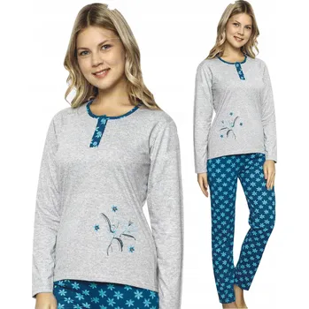 Dámské pyžamo La Penna dámské pyžamo bavlna vícebarevné, velikost XXL