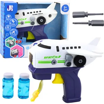 Bublifuk Pistole na mýdlové bubliny Letadlo na kroucení kapalin Šroubovák 2v1