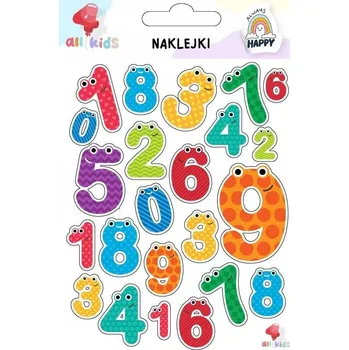 samolepka All4Kids Samolepky pro děti Číslice Sada samolepek