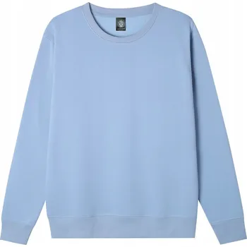 Pánská mikina Pánská mikina crewneck KLASICKÁ SVĚTLE MODRÁ TEPLÁKOVÁ PAXTEL vel. L