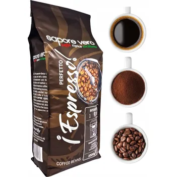 Káva Káva zrnková směs Sapore Vero Espresso 1000 g
