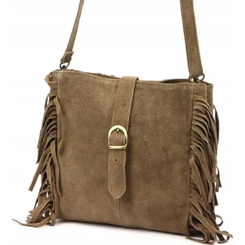 Kabelka Vera Pelle kabelka z pravé kůže hnědá