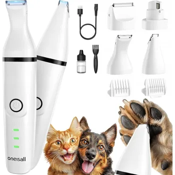 Kosmetika pro psa Tichý Strojek na Stříhání Psů a Koček 2v1 - Výkonný Profesionální