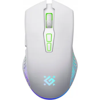 Bezdrátová myš Defender PANDORA GM-502 optická 3200dpi bílá RGB AKUMU