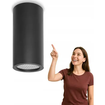 Závěsné svítidlo Italux 10 W černé