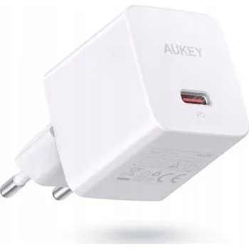 USB-C nabíječka Aukey pro Apple 20W 12V PA-Y20S bílá