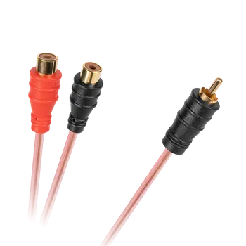 Elektrická zásuvka CABLETECH 1RCA - 2RCA zásuvka 0,2m KPO2615